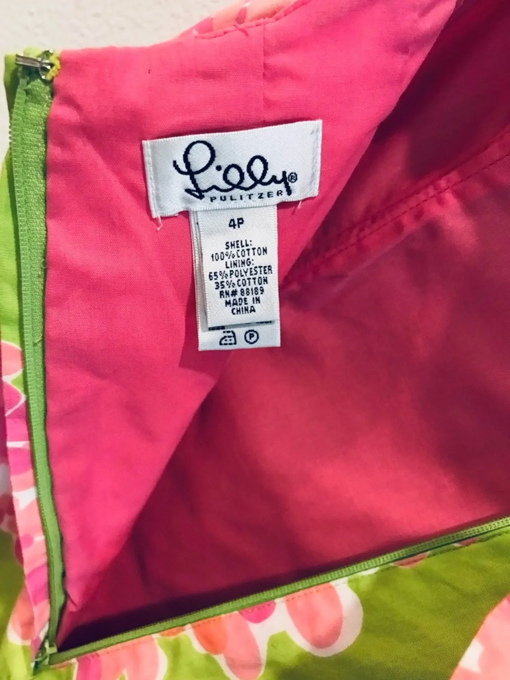 Lilly Pulitzer Strapless Floral Dress – 4P - Picture 4 of 8